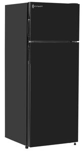 InVision 180-2712 8 cu.ft. Top Mount Freezer RV Refrigerator - Right Hand Swing, Black